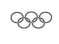 奥运五环简笔画