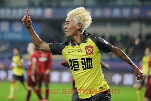 韦世豪攻入中超复赛首球